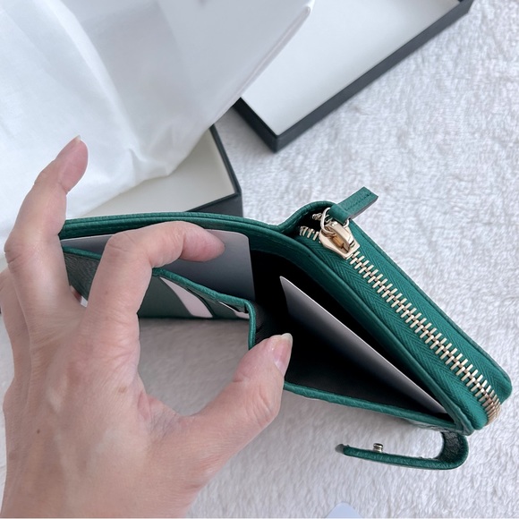 NWT Authentic Gucci GG Canvas & Leather Bifold Short French Wallet - Picture 11 of 11